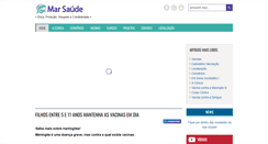 Desktop Screenshot of marsaude.com.br