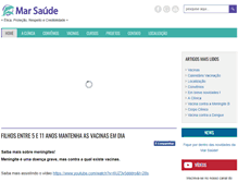 Tablet Screenshot of marsaude.com.br